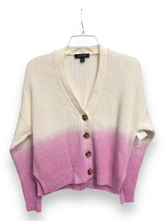 Cardigan By Ann Taylor In White, Size: Xs