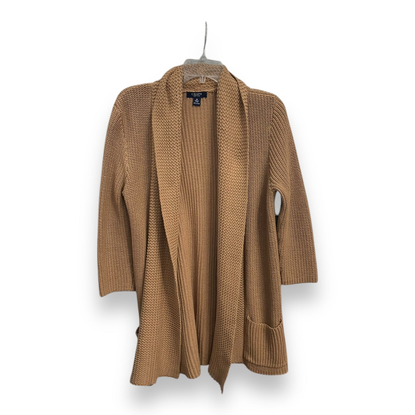 Cardigan By Chaps In Brown, Size: M