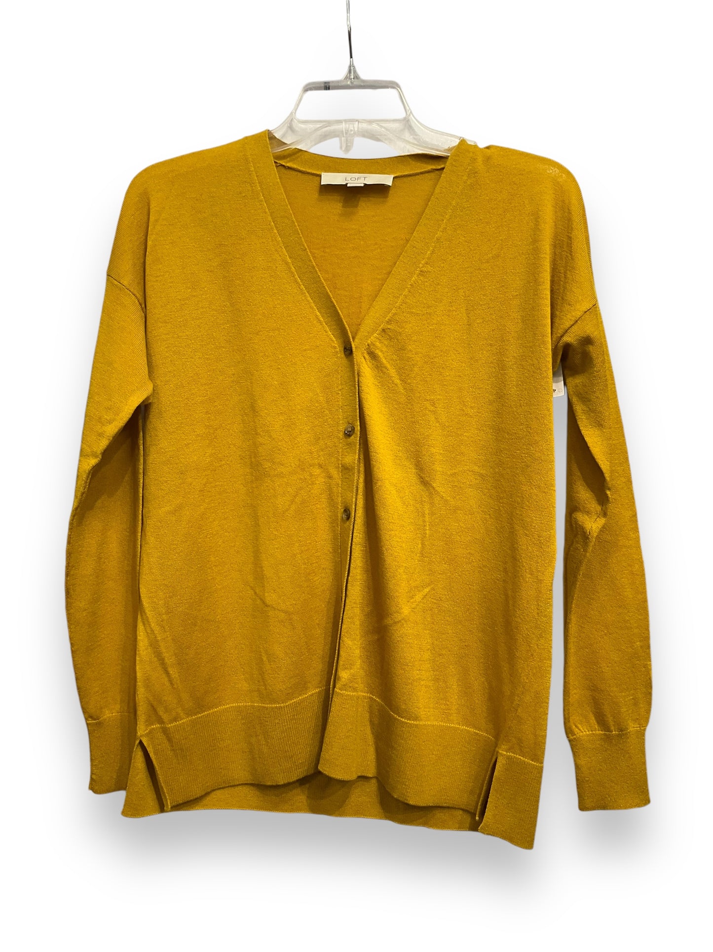 Cardigan By Loft In Yellow, Size: S