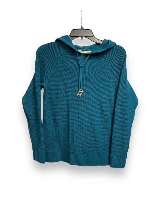 Sweatshirt Hoodie By Michael By Michael Kors In Blue, Size: M