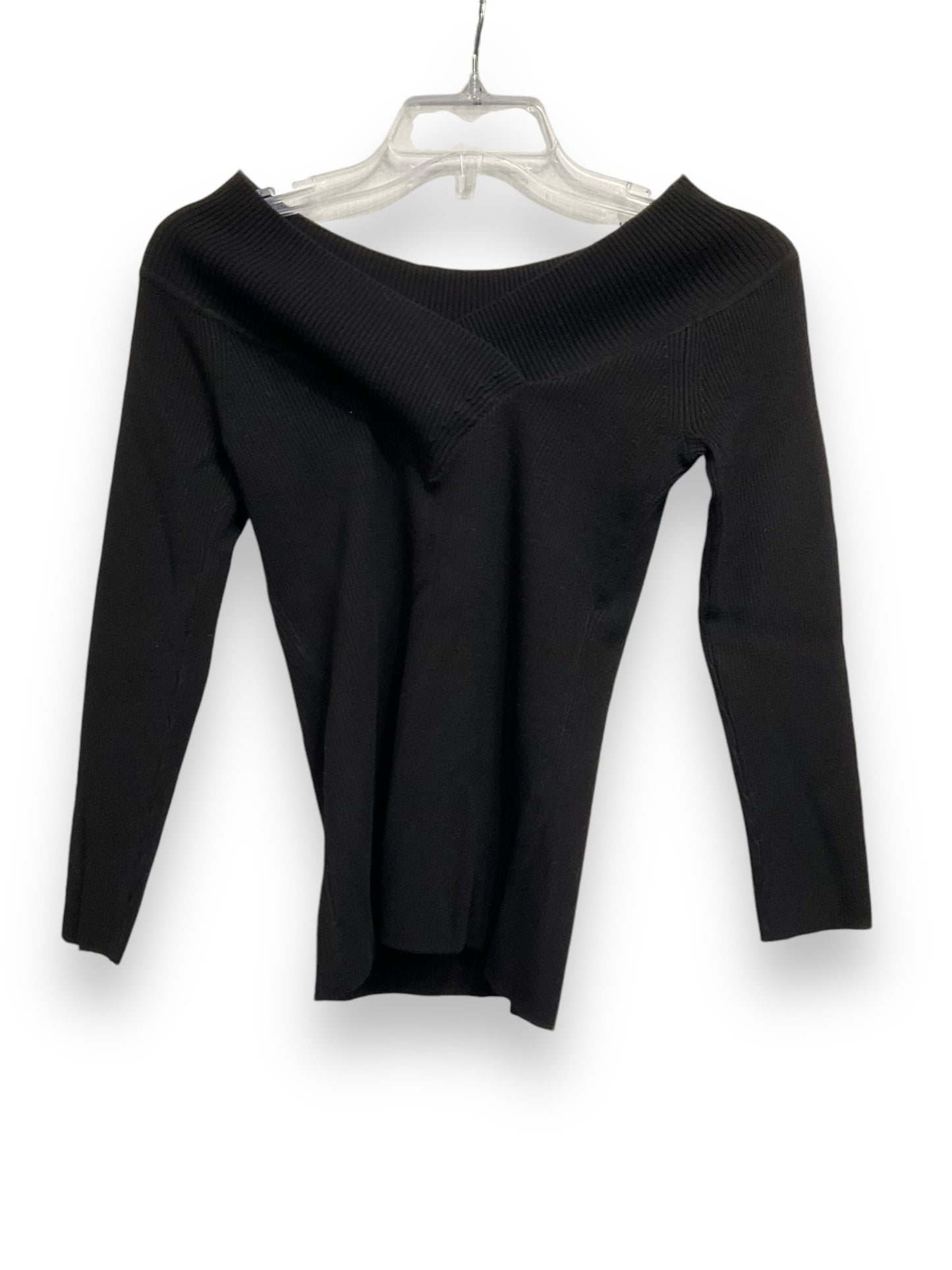 Top Long Sleeve Basic By Tommy Hilfiger In Black, Size: Sp