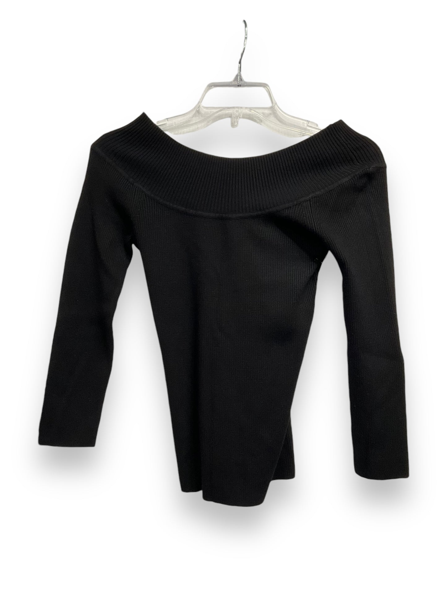 Top Long Sleeve Basic By Tommy Hilfiger In Black, Size: Sp