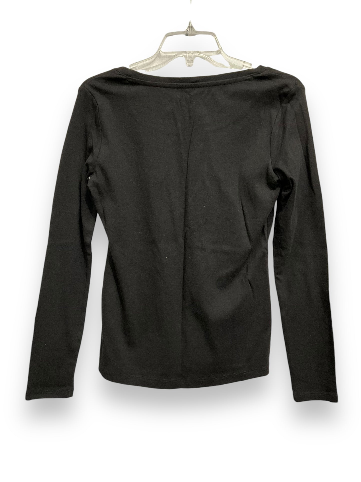 Top Long Sleeve Basic By Tommy Hilfiger In Black, Size: Sp