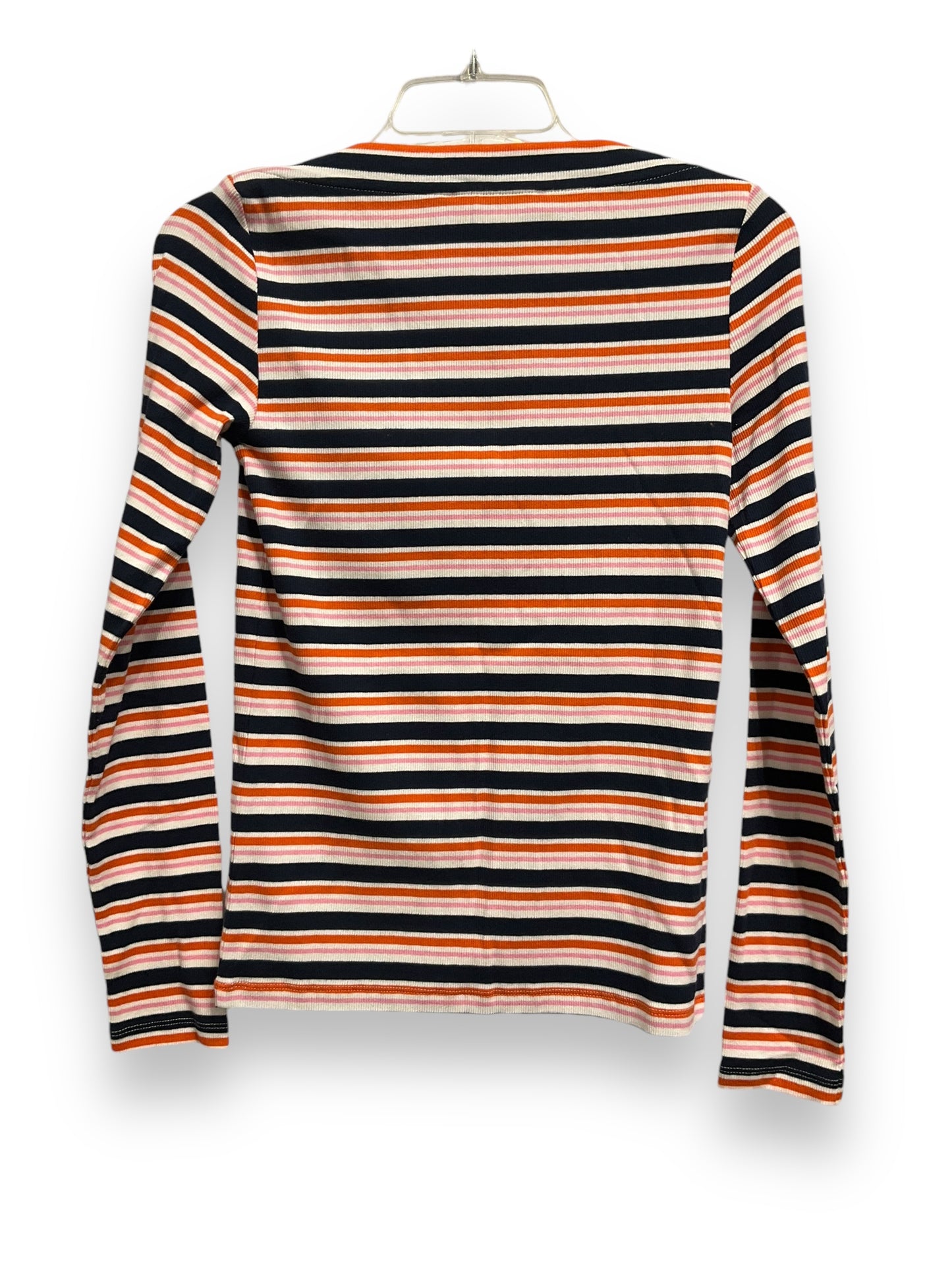 Top Long Sleeve By Loft In Striped Pattern, Size: Xs