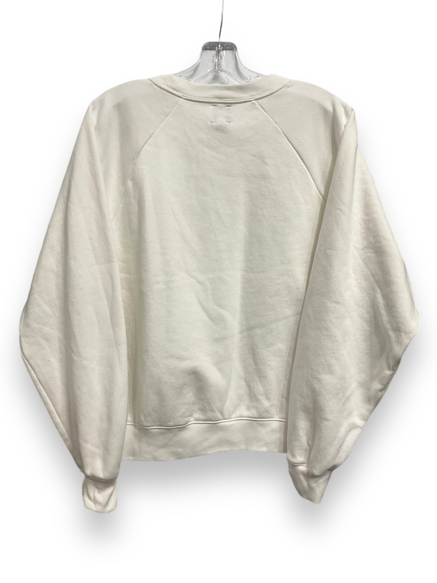 Sweatshirt Crewneck By Gap In White, Size: M