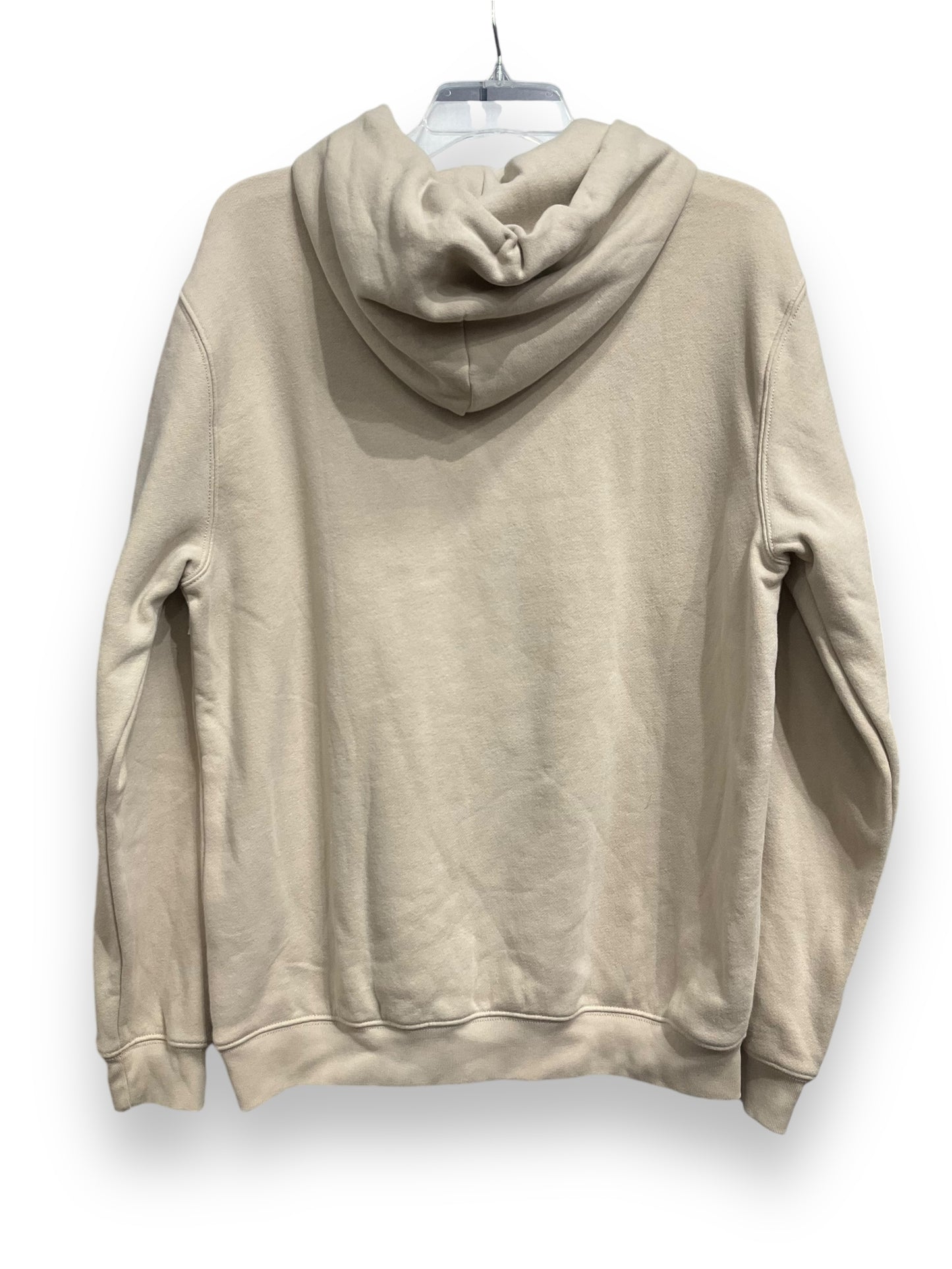 Sweatshirt Hoodie By Gap In Cream, Size: M