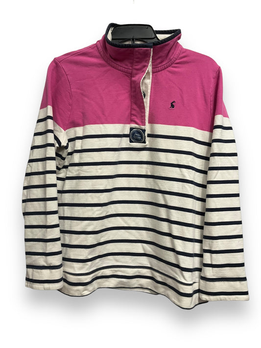 Top Long Sleeve By Joules In Striped Pattern, Size: M