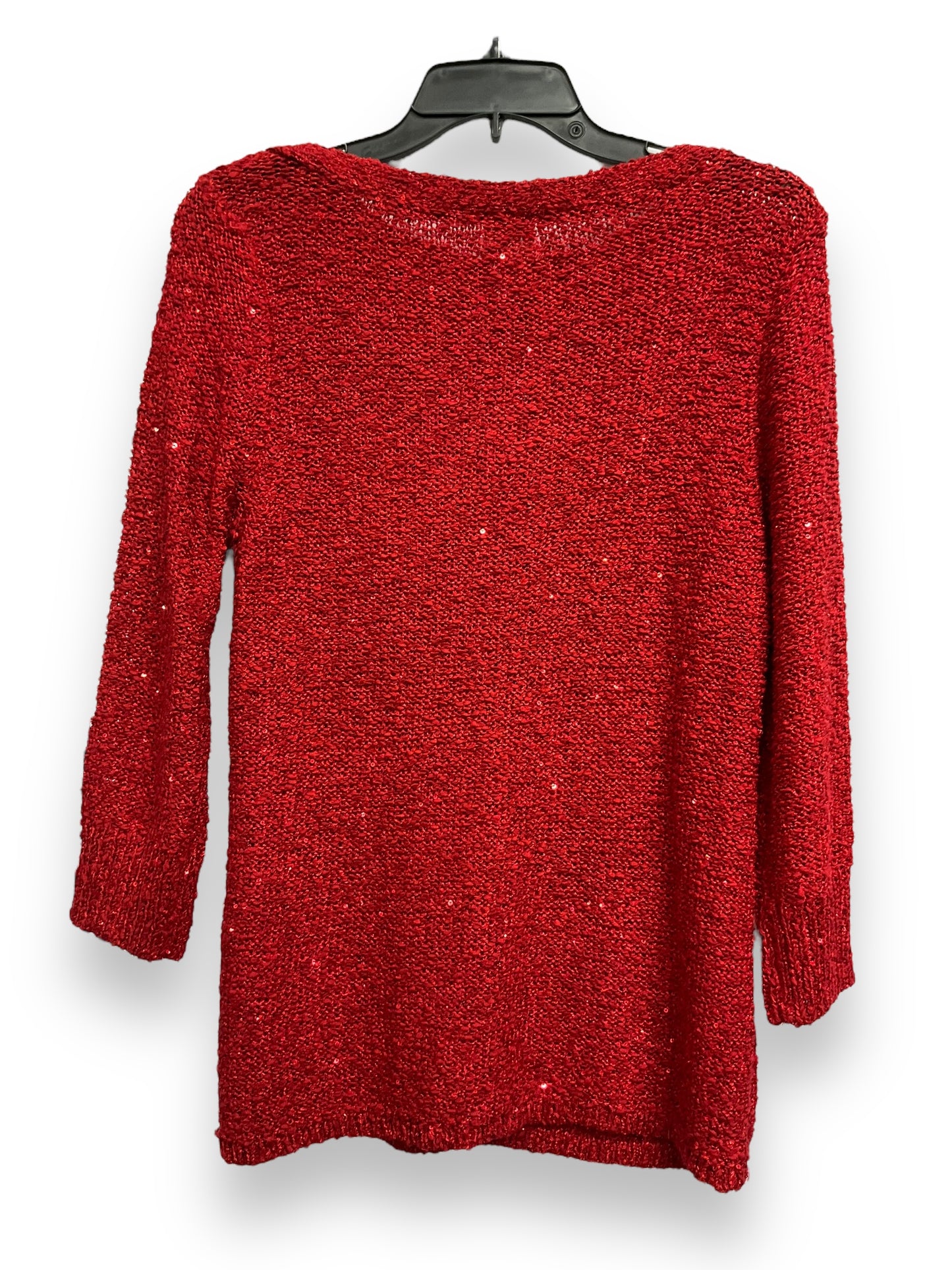 Top Long Sleeve By Chicos In Red, Size: M