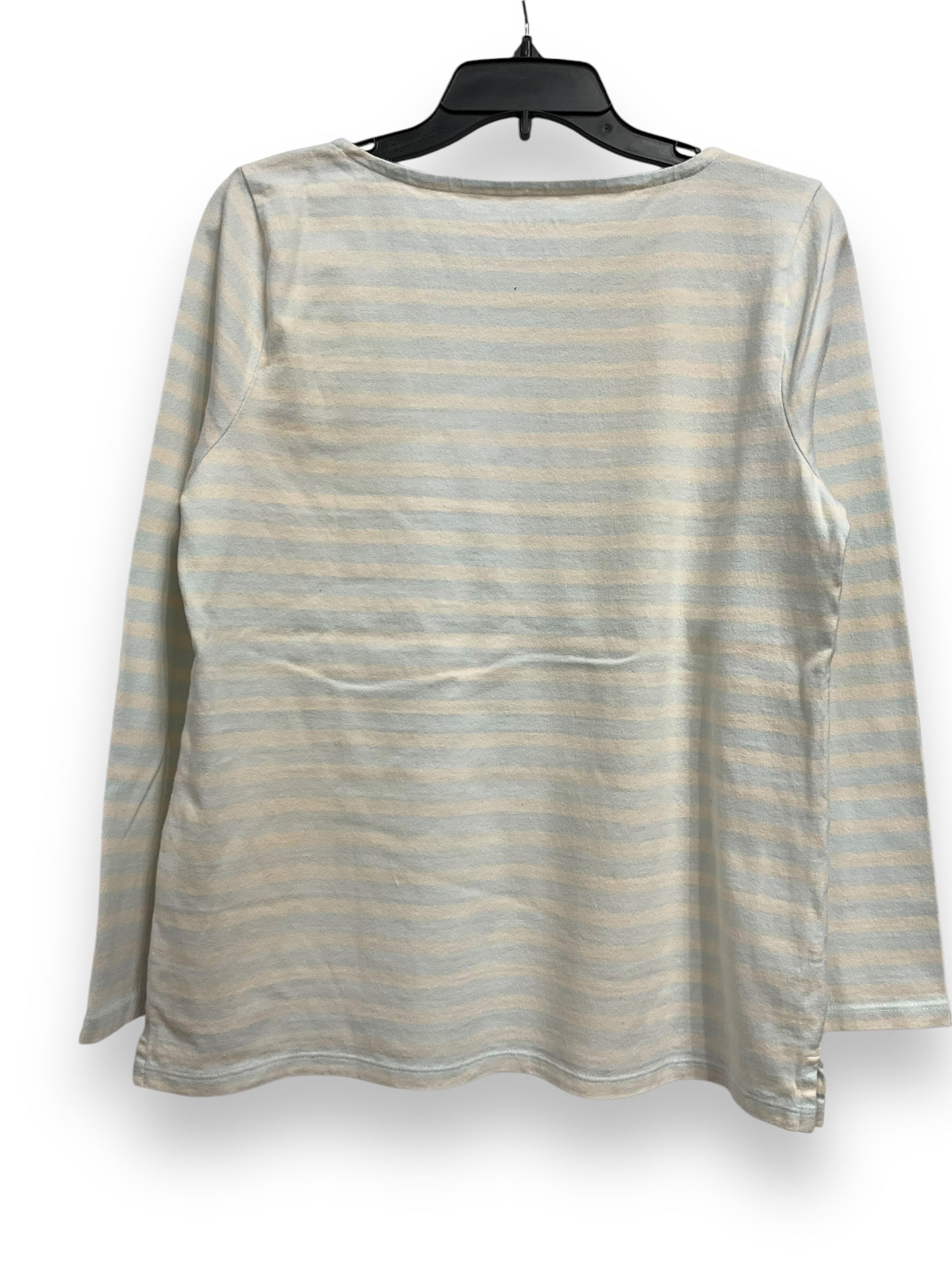 Top Long Sleeve By Talbots In Striped Pattern, Size: Lp