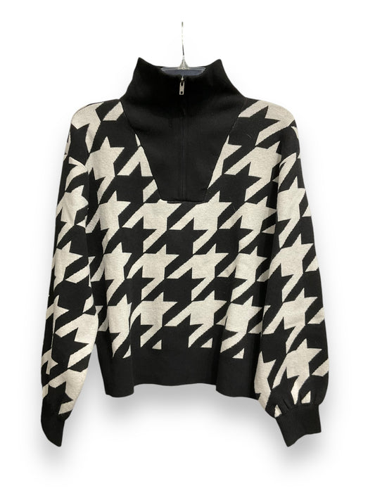 Sweater By Nine West In Black & White, Size: S