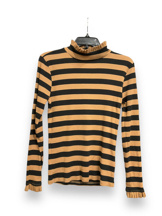 Top Long Sleeve By J. Crew In Striped Pattern, Size: M