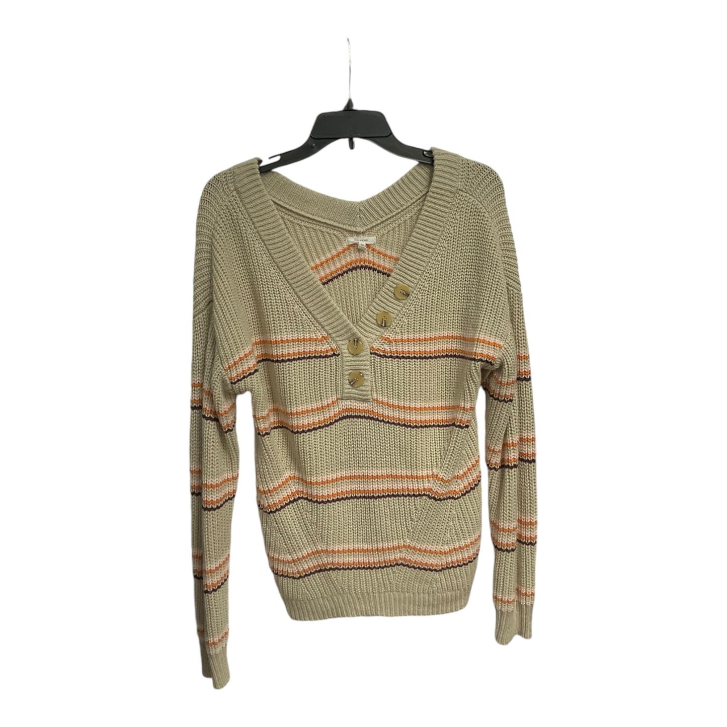 Sweater By Maurices In Cream, Size: L