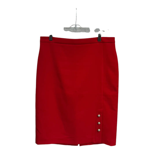 Skirt Maxi By Ann Taylor In Red, Size: M