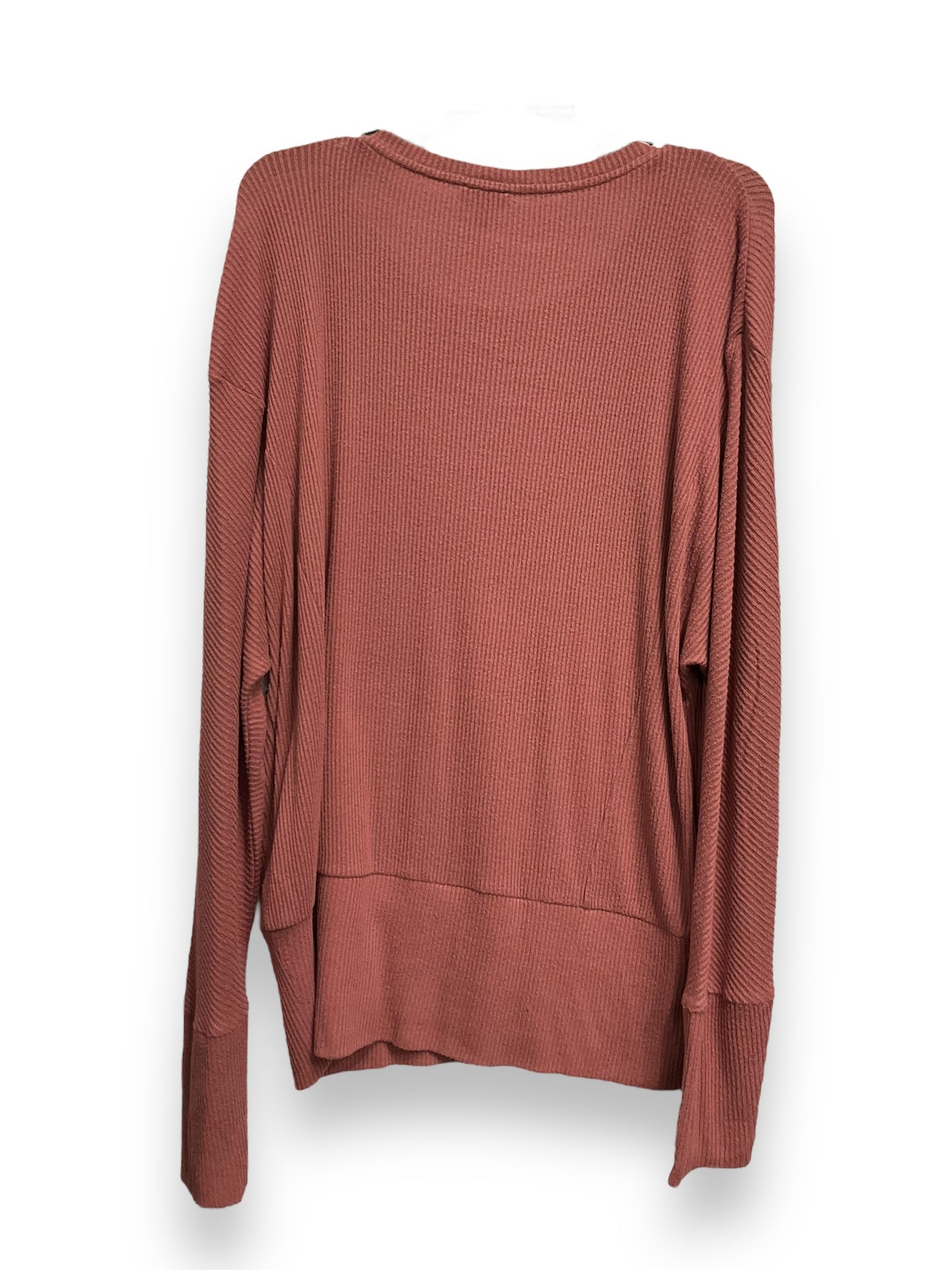 Top Long Sleeve Basic By Express In Pink, Size: L