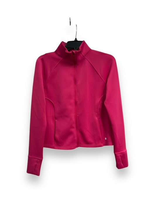 Athletic Jacket By Layer 8 In Pink, Size: S