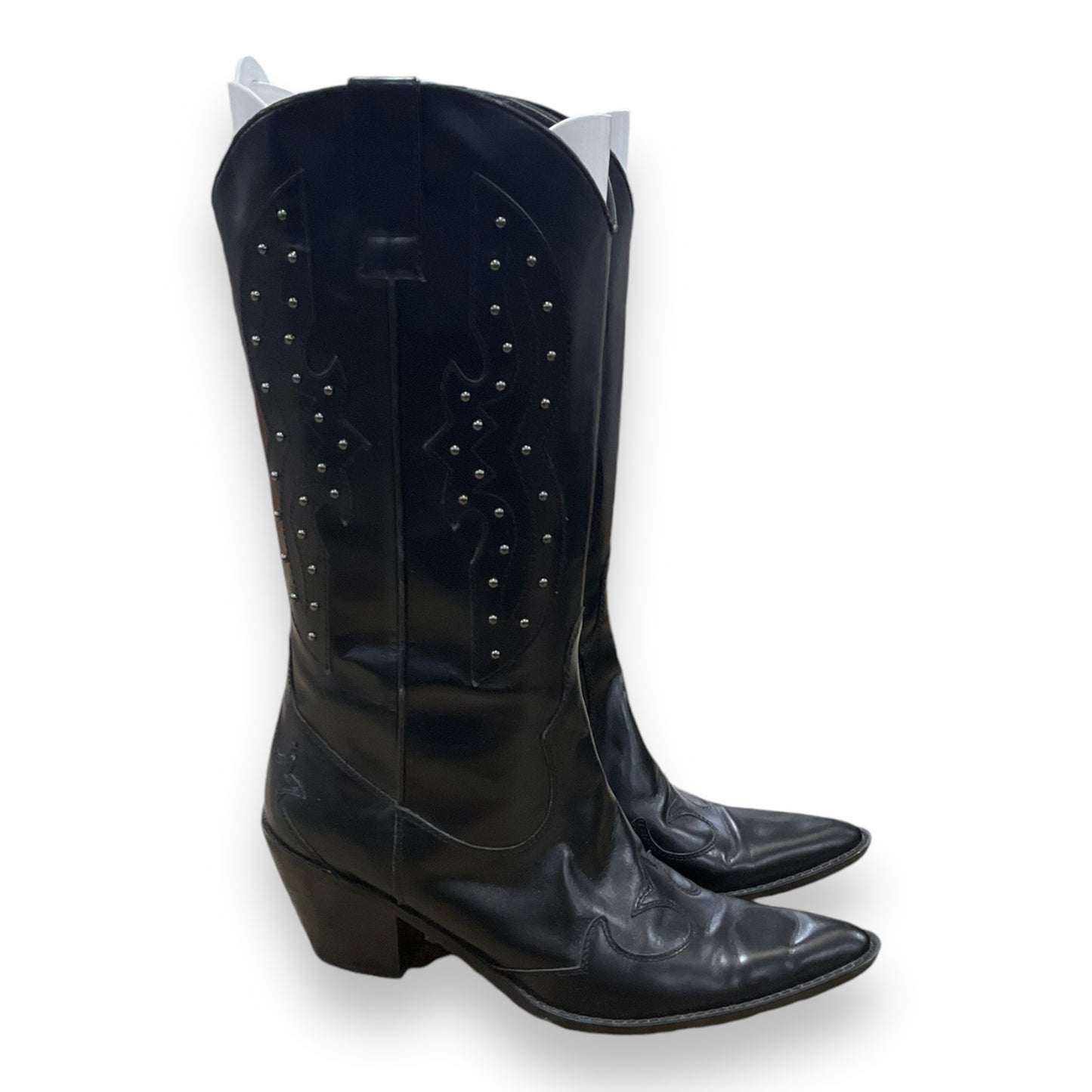 Boots Western By Clothes Mentor In Black, Size: 8.5