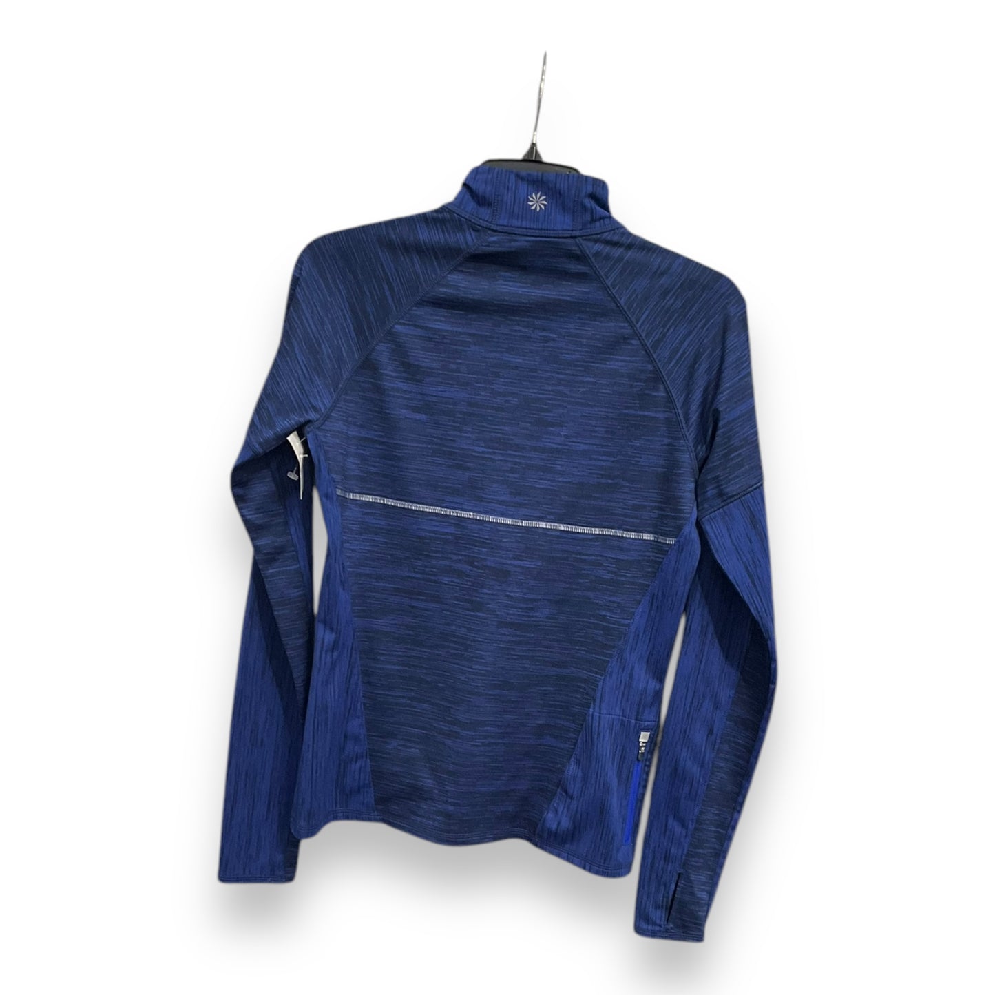 Athletic Top Long Sleeve Collar By Athleta In Blue, Size: S