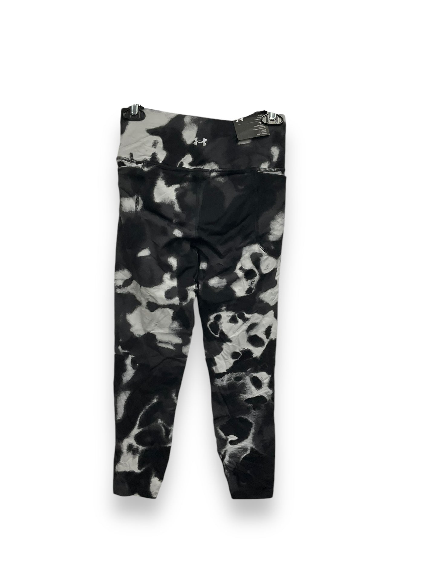 Athletic Leggings By Under Armour In Black & White, Size: Sp