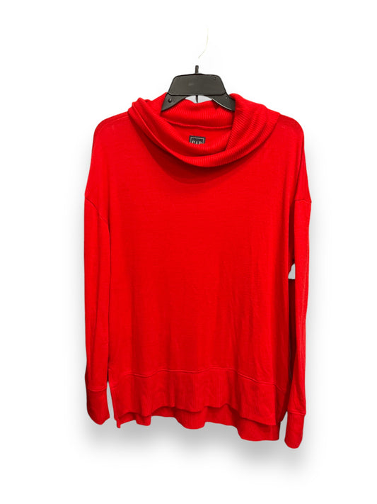 Top Long Sleeve Basic By Gap In Orange, Size: M