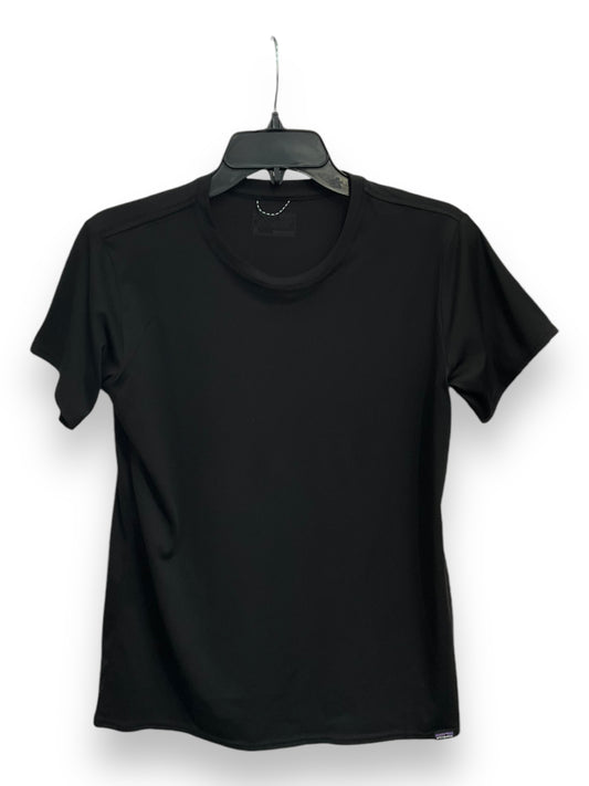 Athletic Top Short Sleeve By Patagonia In Black, Size: M