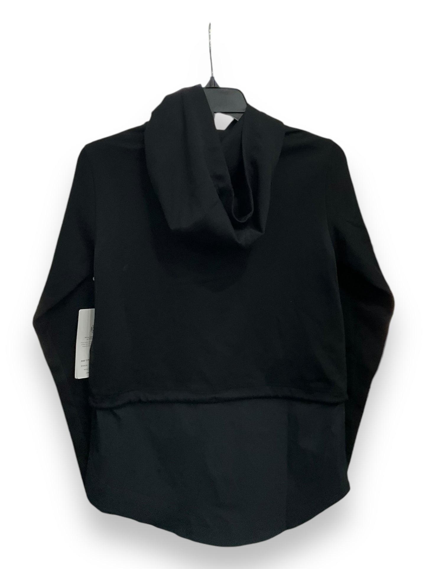 Athletic Top Long Sleeve Hoodie By Athleta In Black, Size: Xxs