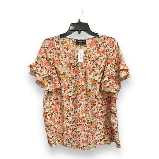 Top Short Sleeve By Lane Bryant In Multi-colored, Size: Xl