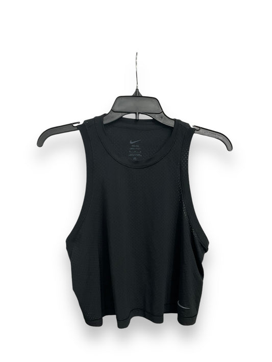 Athletic Tank Top By Nike Apparel In Black, Size: M