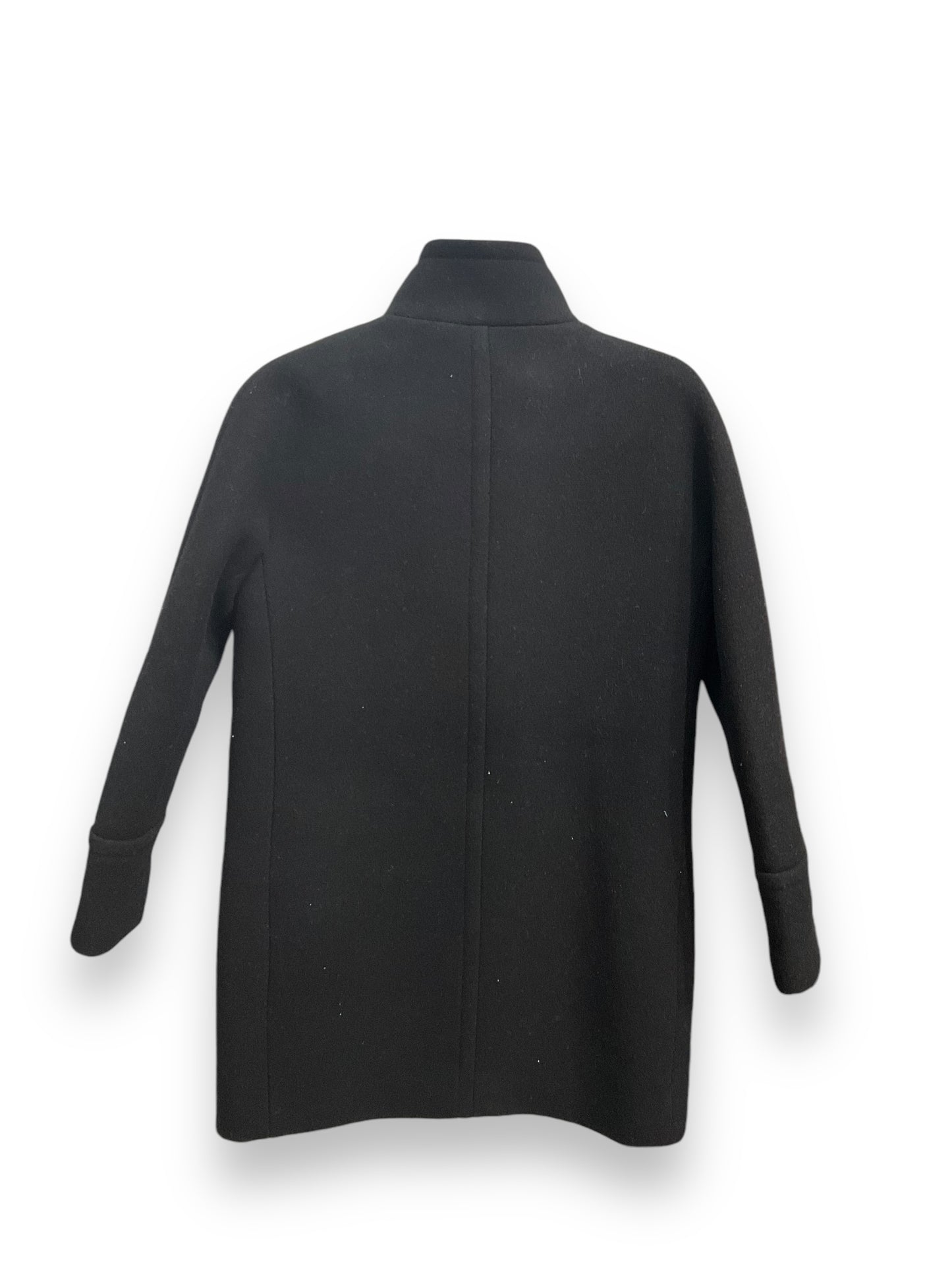 Coat Wool By J. Crew In Black, Size: Xsp