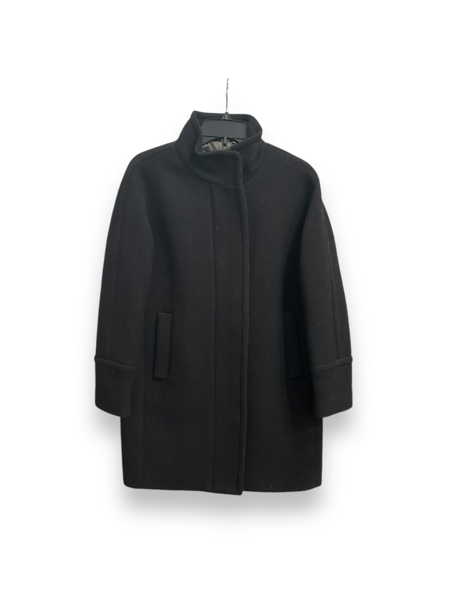 Coat Wool By J. Crew In Black, Size: Xsp