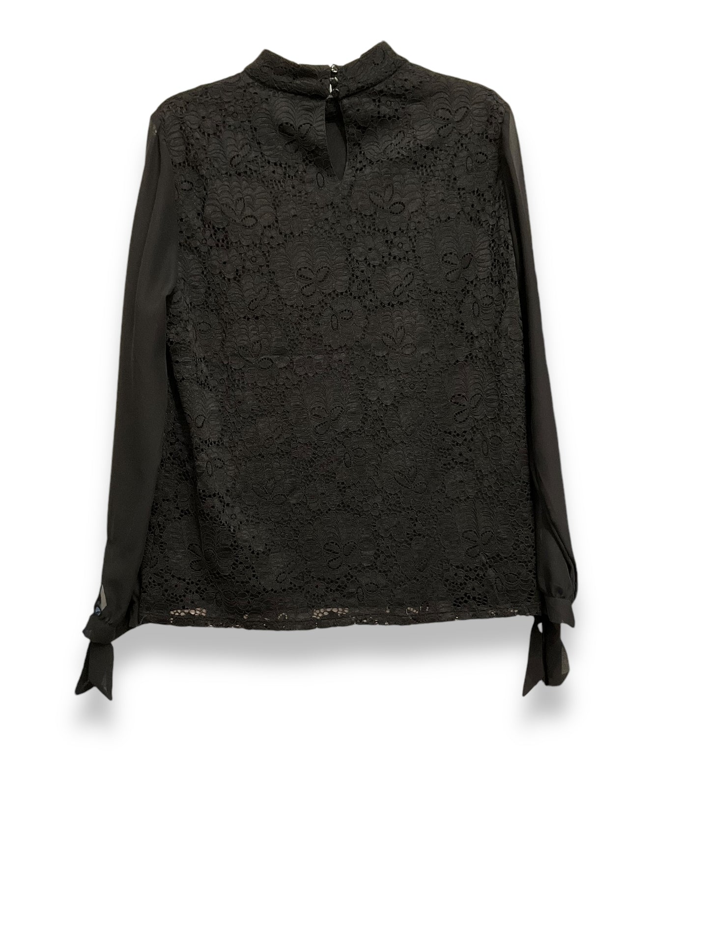 Top Long Sleeve By Rose And Olive In Black, Size: L