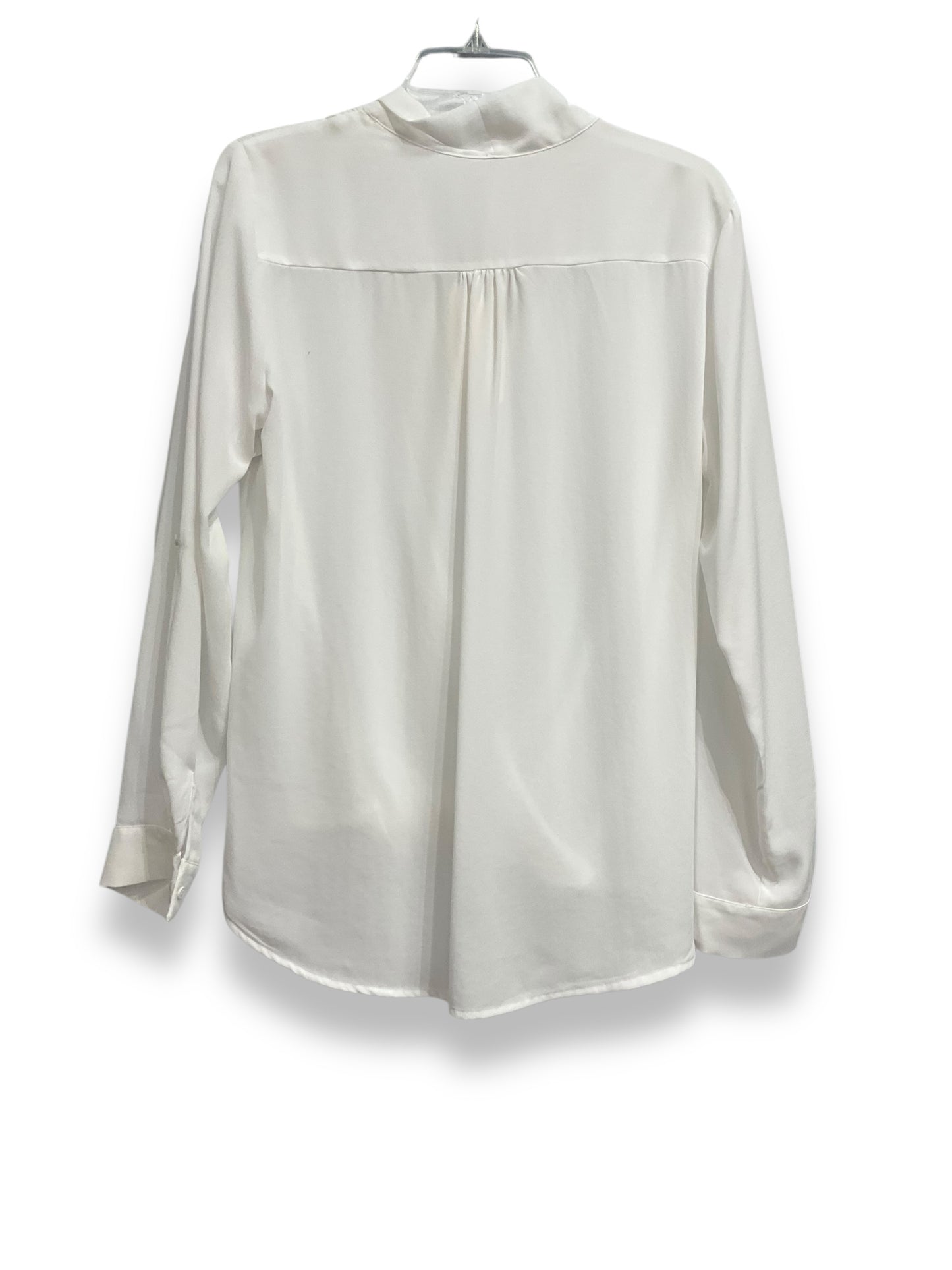 Blouse Long Sleeve By Pleione In White, Size: Xl