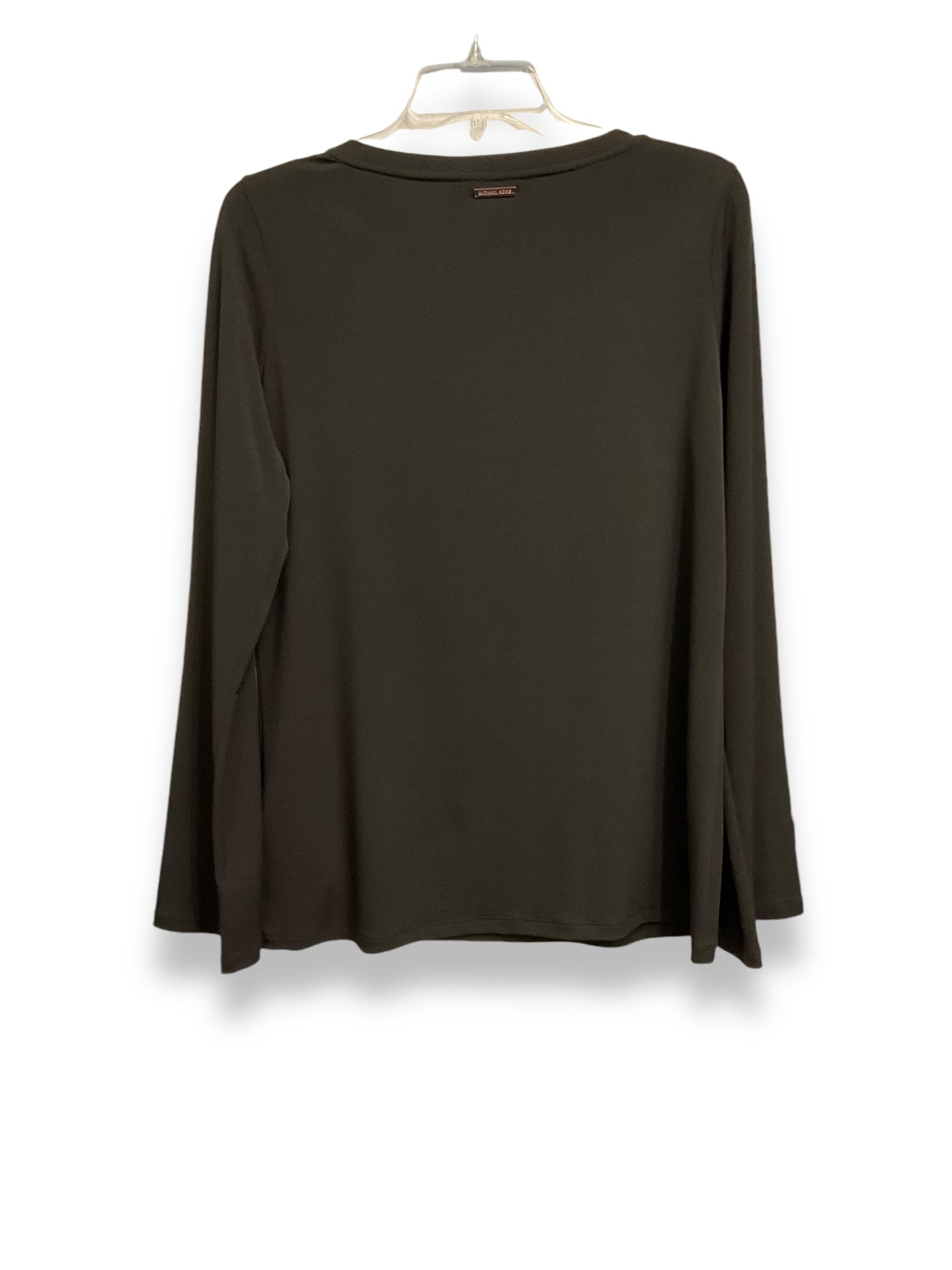 Top Long Sleeve Basic By Michael By Michael Kors In Black, Size: L