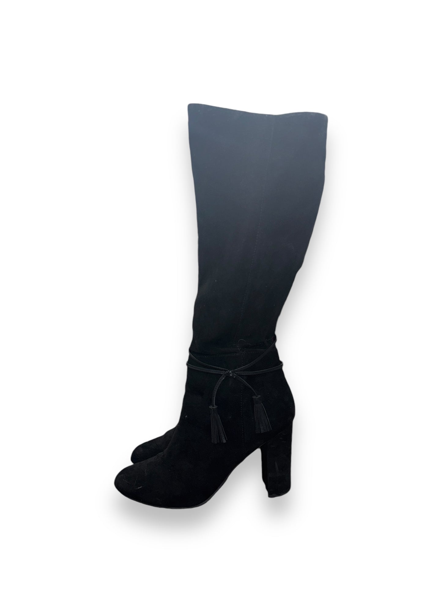 Boots Mid-calf Heels By Lc Lauren Conrad In Black, Size: 8.5