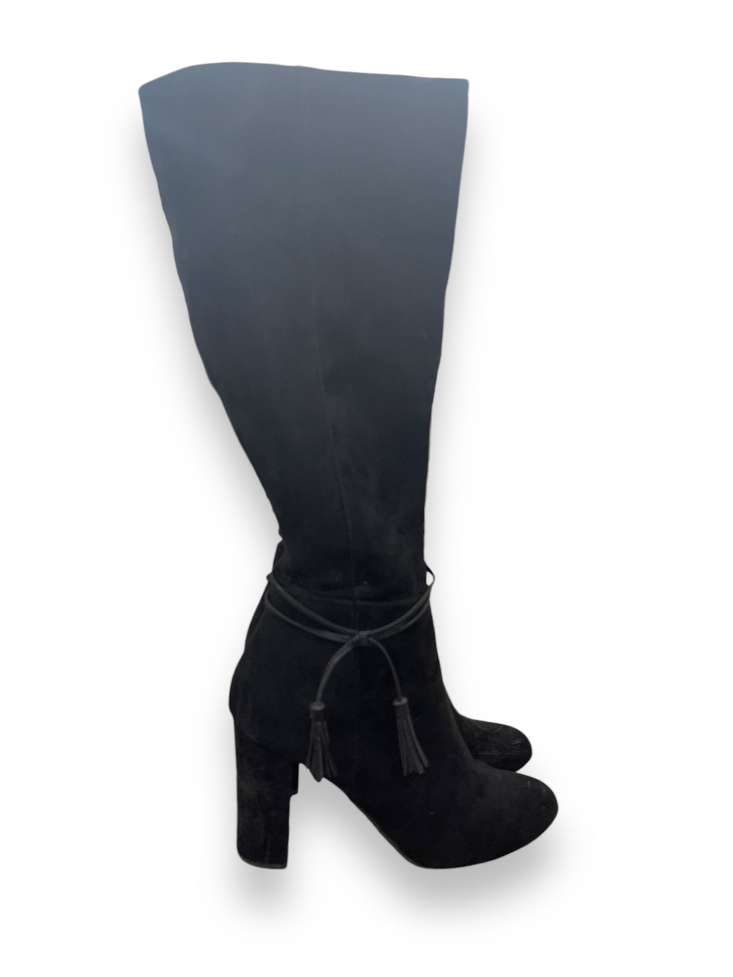 Boots Mid-calf Heels By Lc Lauren Conrad In Black, Size: 8.5