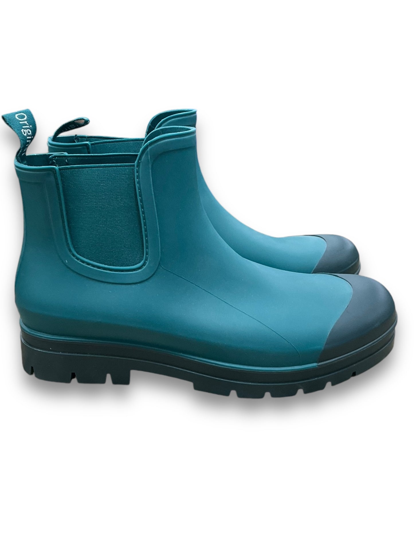 Boots Rain By Clothes Mentor In Teal, Size: 10