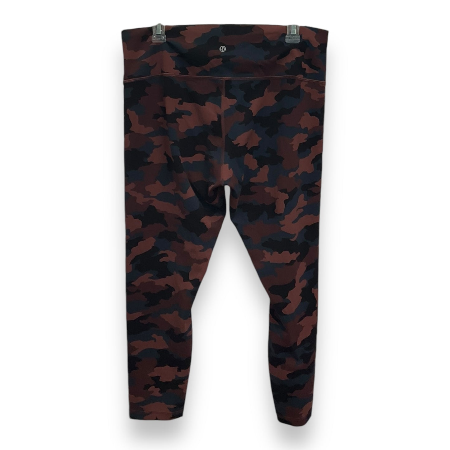 Athletic Leggings By Lululemon In Camouflage Print, Size: 1x