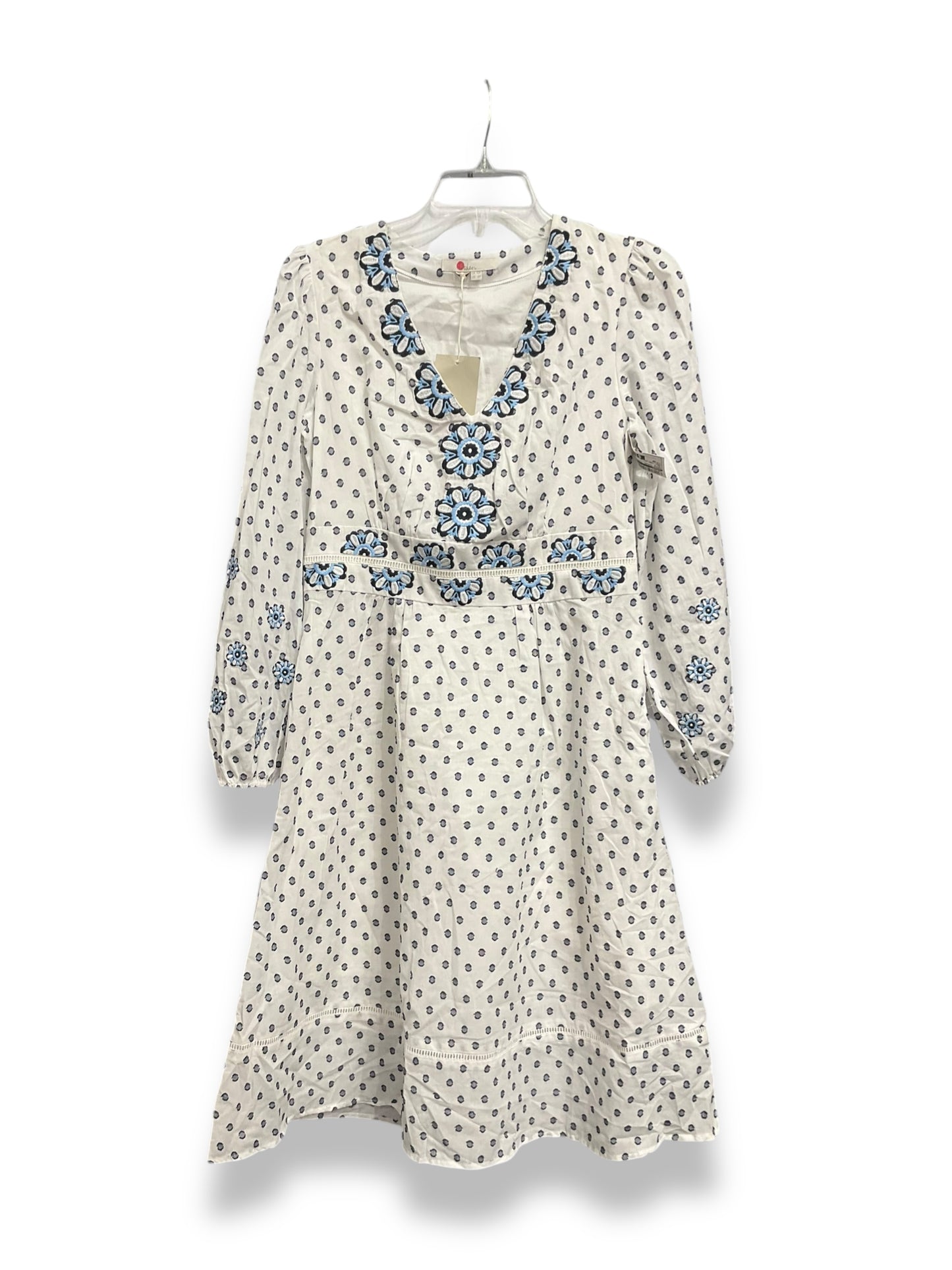 Dress Casual Midi By Boden In White, Size: Mp