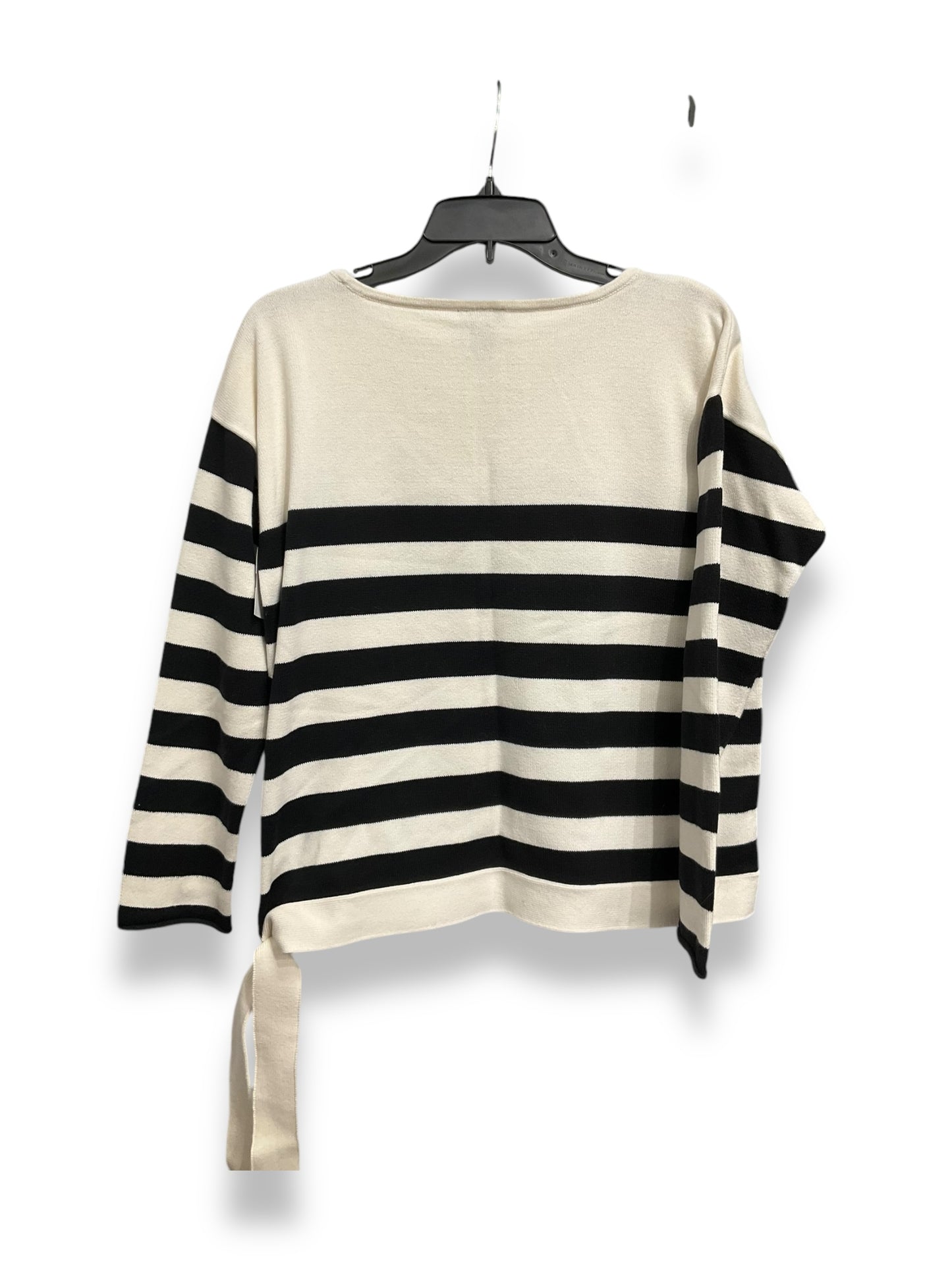 Sweater By Ann Taylor In Striped Pattern, Size: M