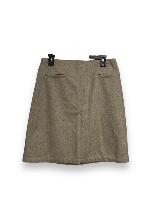 Skirt Mini & Short By Ann Taylor In Brown, Size: M