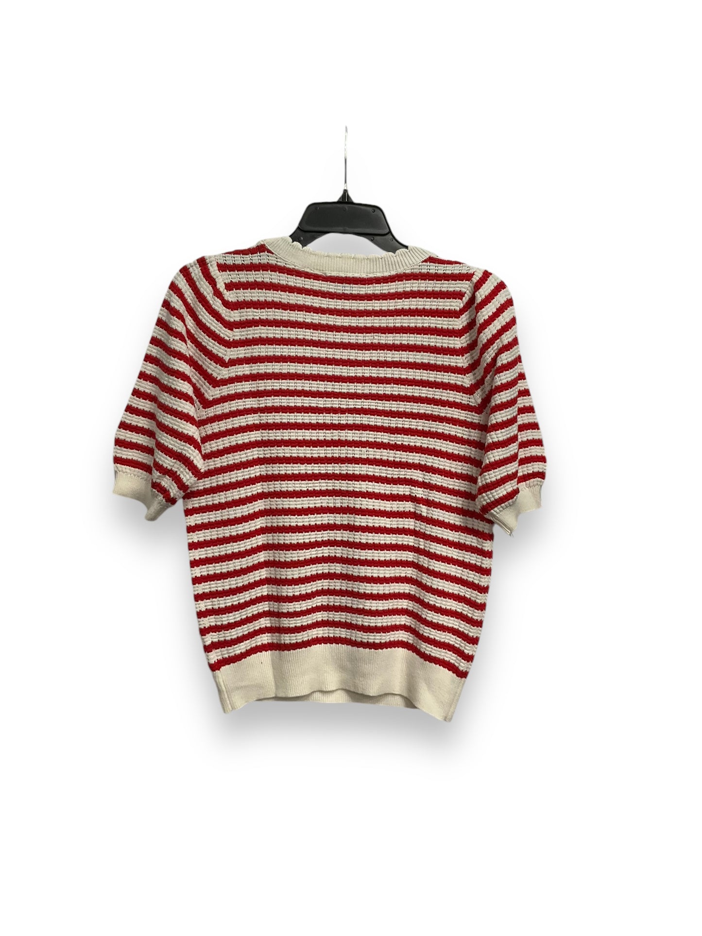 Top Short Sleeve By Draper James In Striped Pattern, Size: S