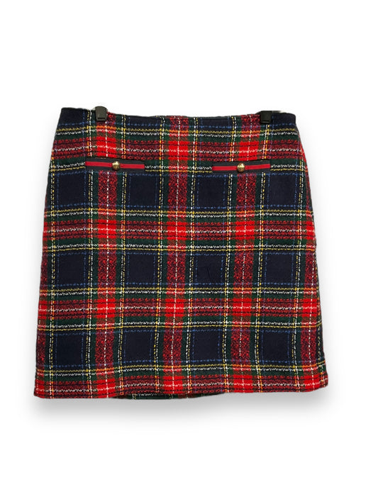 Skirt Mini & Short By Talbots In Plaid Pattern, Size: Mp