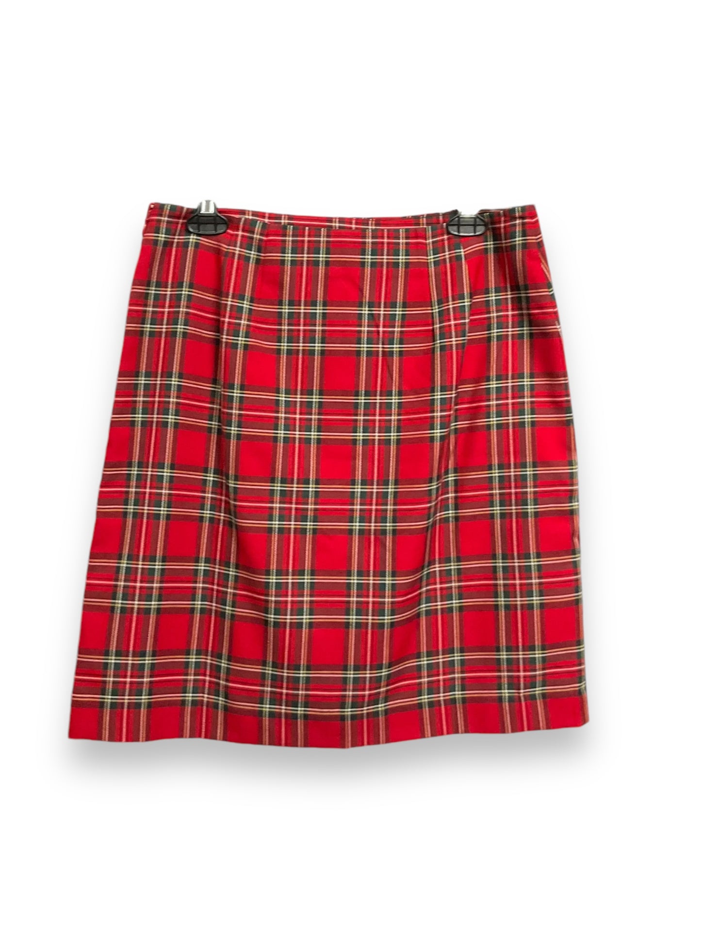 Skirt Mini & Short By Talbots In Plaid Pattern, Size: S