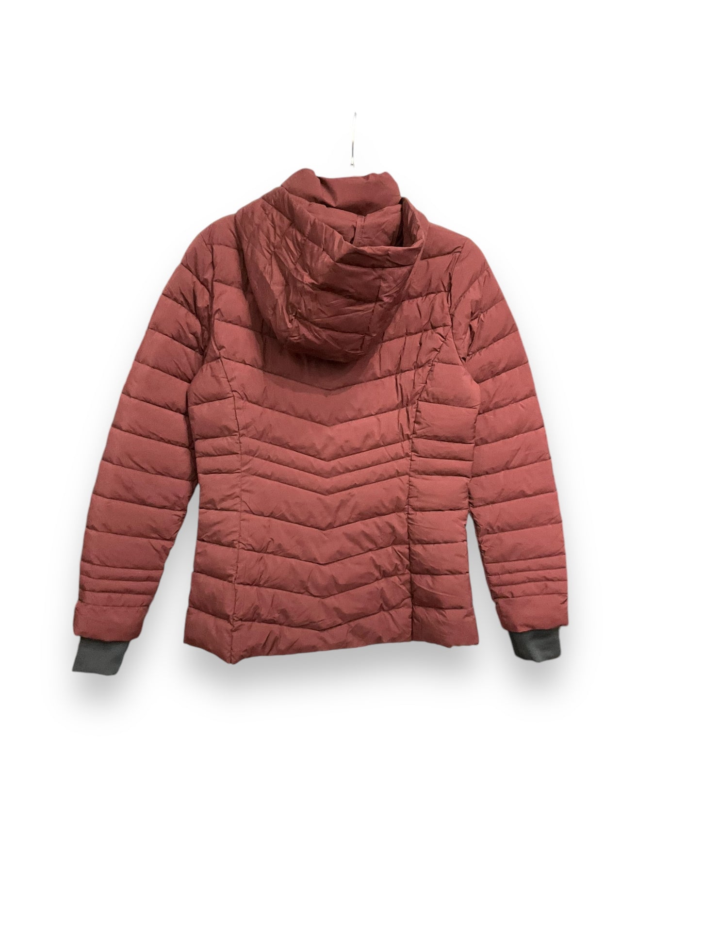 Jacket Puffer & Quilted By Clothes Mentor In Maroon, Size: M