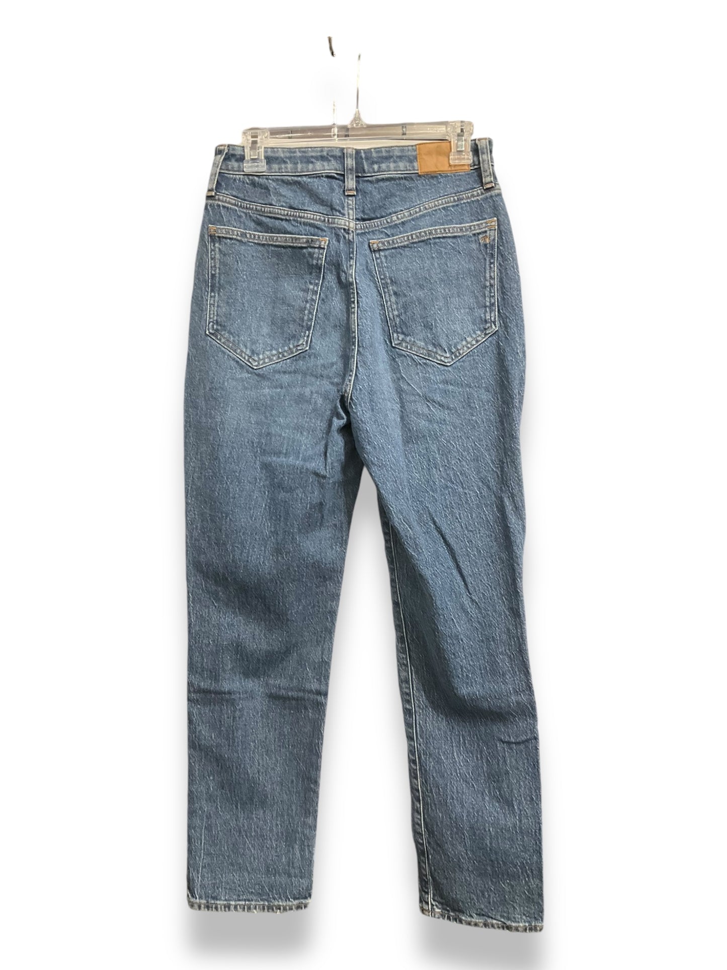 Jeans Straight By Madewell In Blue Denim, Size: 6