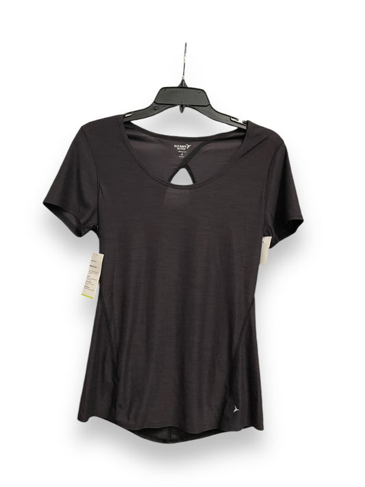 Athletic Top Short Sleeve By Old Navy In Grey, Size: S