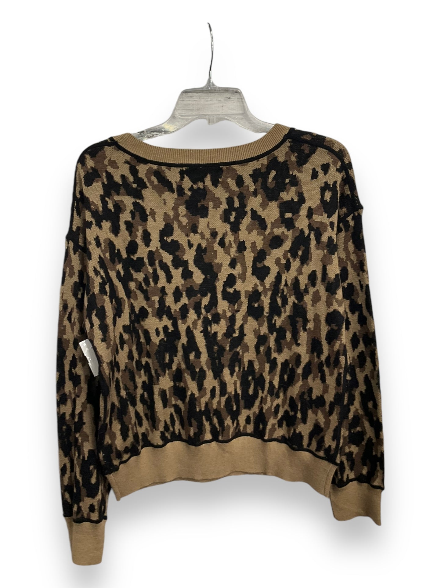 Sweater By John + Jenn In Animal Print, Size: M