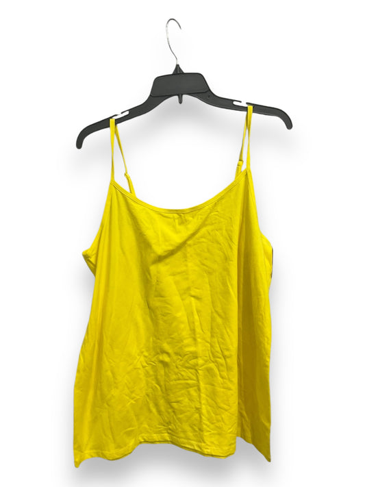 Tank Top By Lane Bryant In Yellow, Size: 3x