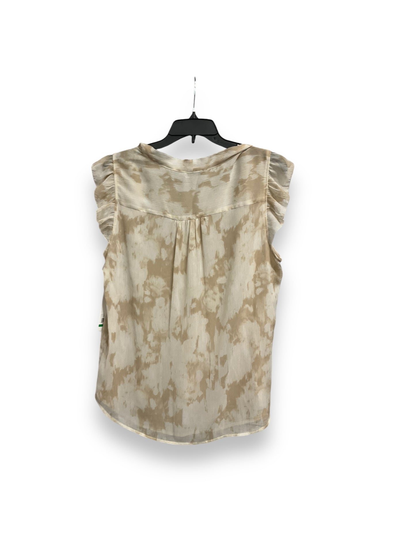 Top Sleeveless By Calvin Klein In Tan, Size: L