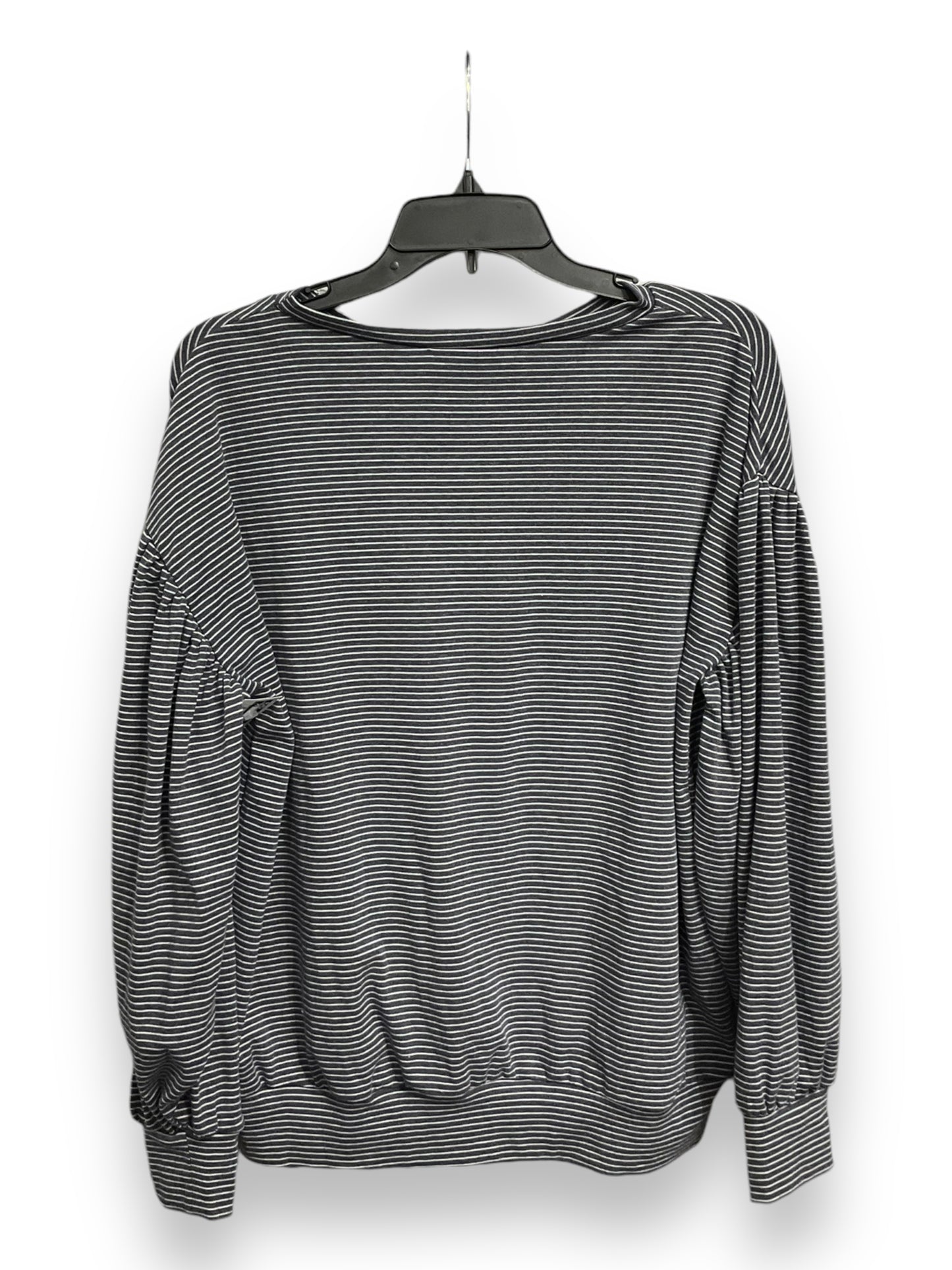 Top Long Sleeve By Cmc In Striped Pattern, Size: S