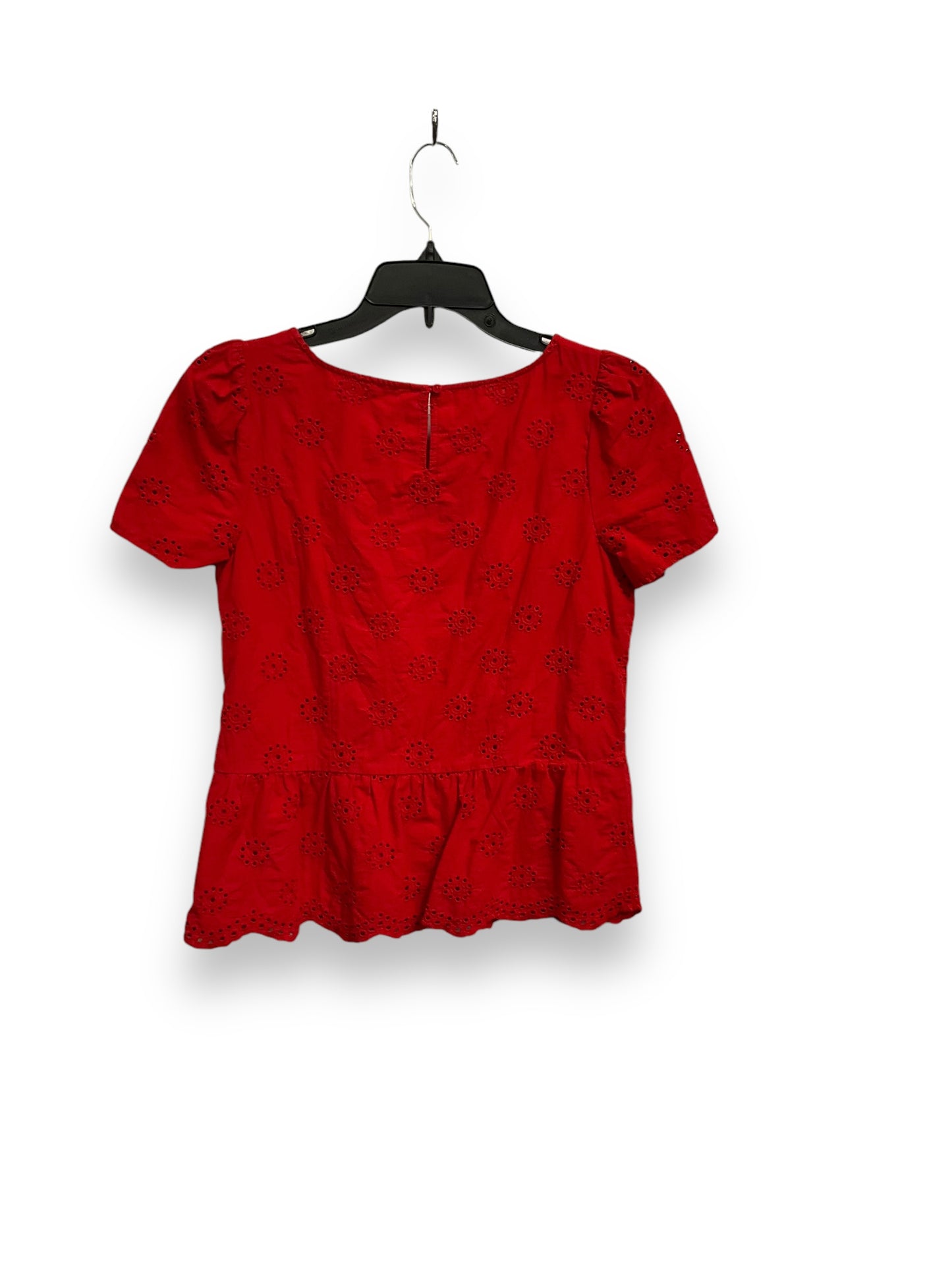 Top Short Sleeve By Talbots In Red, Size: S